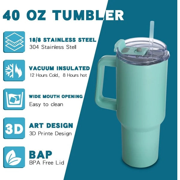 Vessel Nest™ Titan Tumbler – 40oz Stainless Steel Vacuum Insulated Water Bottle