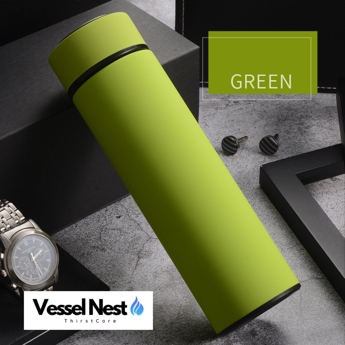 Vessel Nest™ Executive Series – 500ML 304 Stainless Steel Vacuum Flask