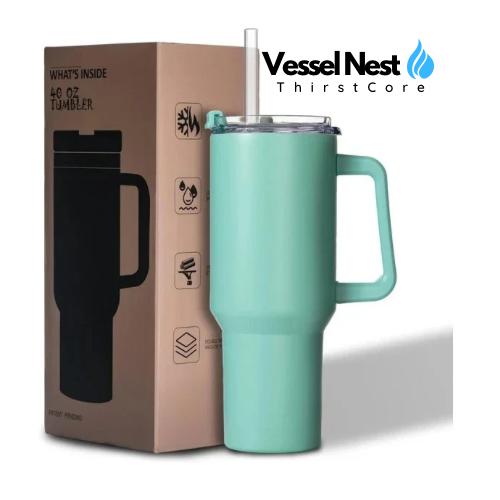 Vessel Nest™ Titan Tumbler – 40oz Stainless Steel Vacuum Insulated Water Bottle